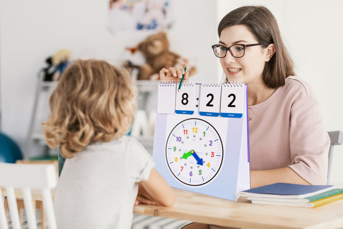 Spark Learning Clock Time-Telling Adventures: Learn to Tell Time with Spark Clock Flipbook ...