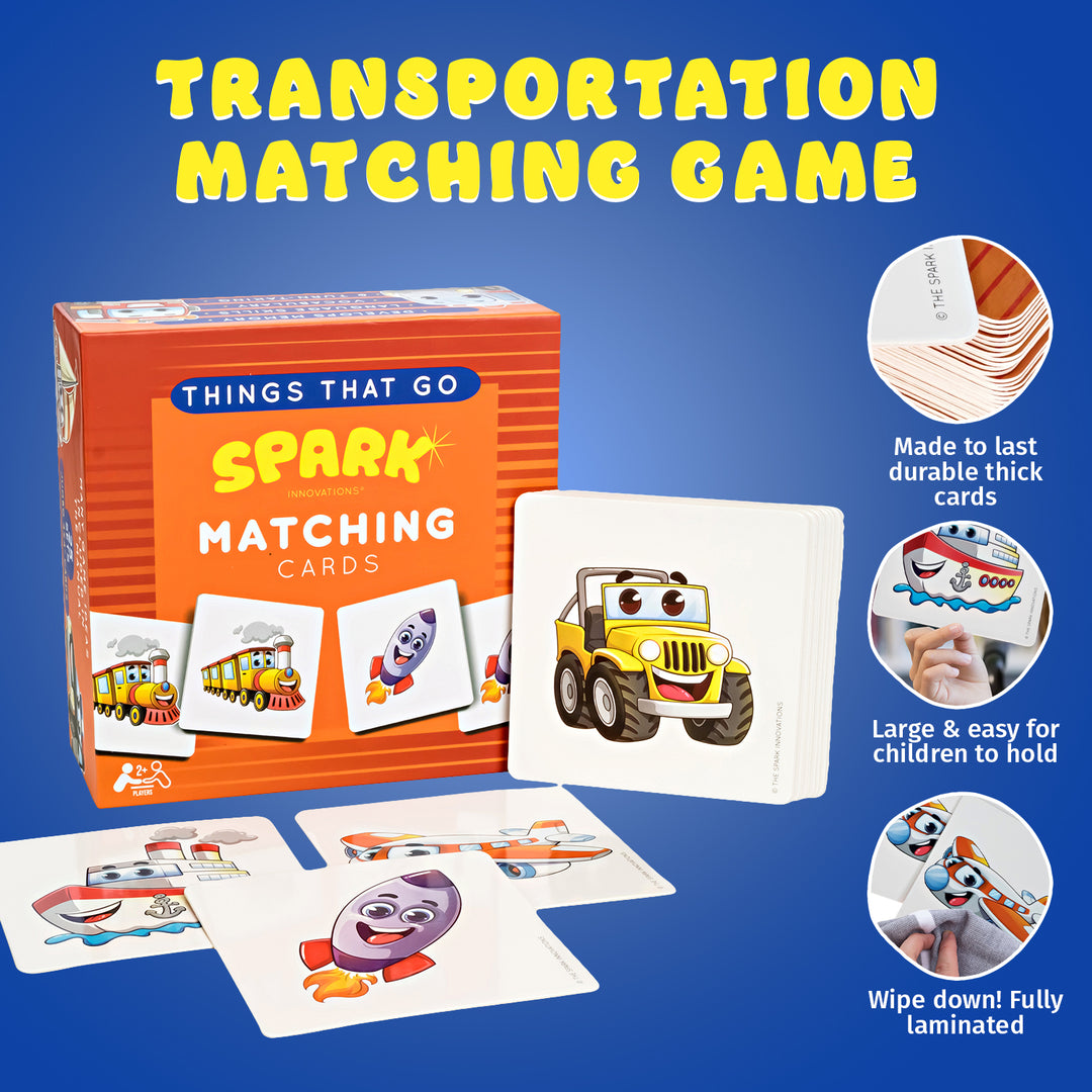 Vehicle Matching Game – Learn Cars, Trucks & Transportation for Kids ...