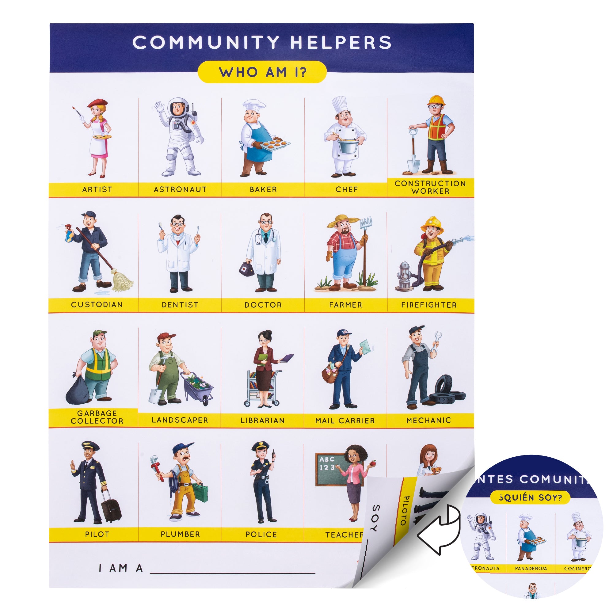 Community Helper Poster – The Spark Innovations