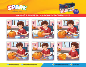 Making a Pumpkin Halloween Sequence Set